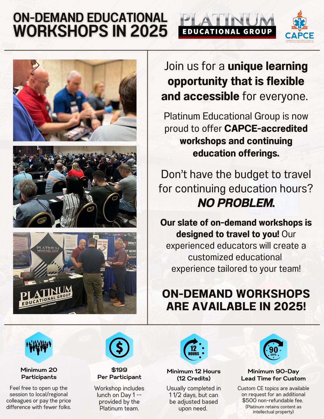 New Workshop Flyer Jan 2025 Newsletter