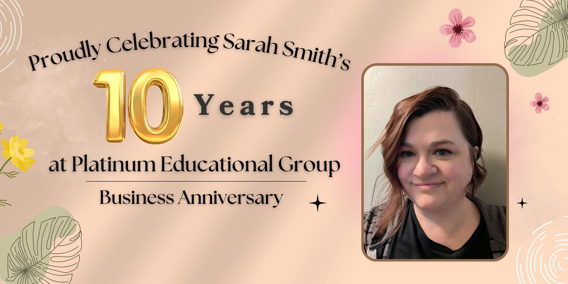 Sarah Smith 10 Years at Platinum May 2025 NEW